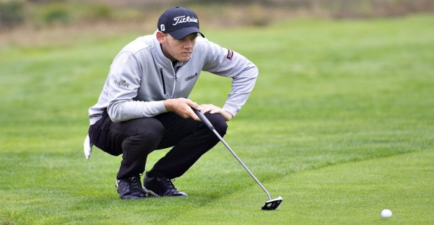 Danish golfer lags further in the sæsonfinale