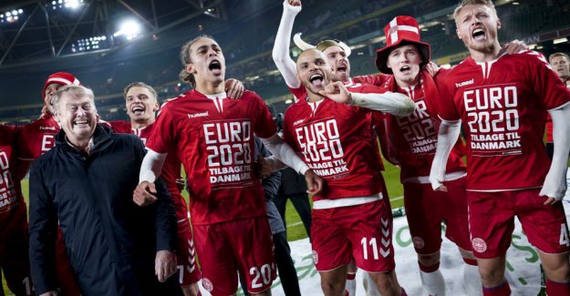 Denmark's european championship-qualification comes the children projects to good