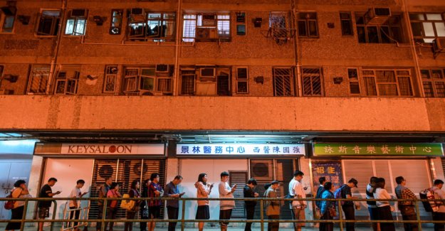 Record number of votes at the elections in Hong kong