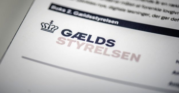Gældsstyrelsen treasurer to 75,000 cases after the clean-up