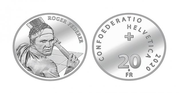 Icon Federer gets his own coin in Switzerland