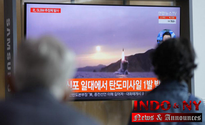 North Korea tests a possible submarine missile amid tensions