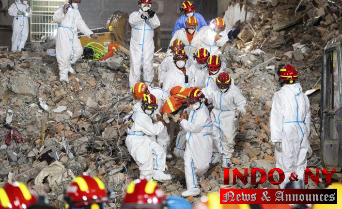 53 people were killed in China's building collapse. We are looking for the trapped ends