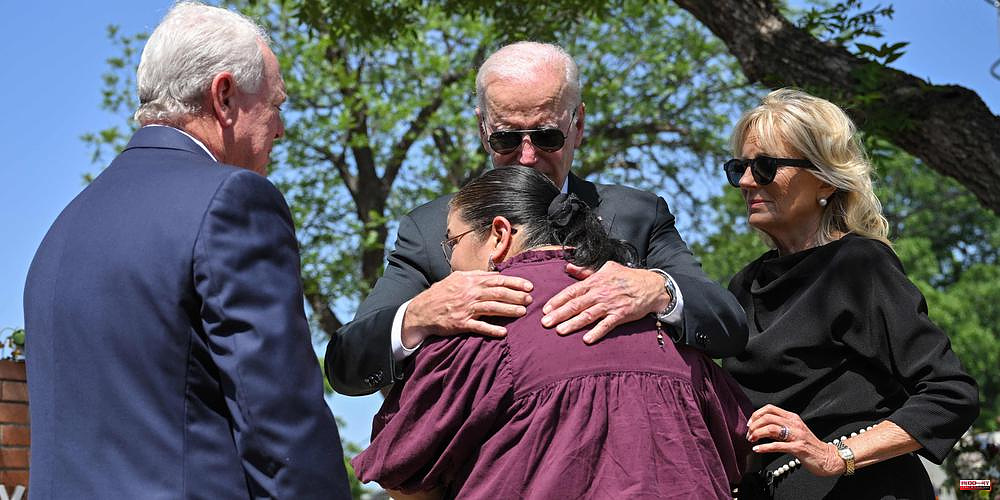 Texas murders: Joe Biden in Uvalde to alleviate the suffering of a traumatized community
