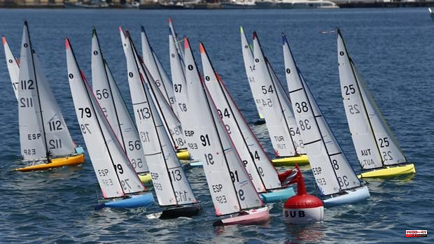About 60 boats are cited in the Torrevieja International Meeting IOM Class