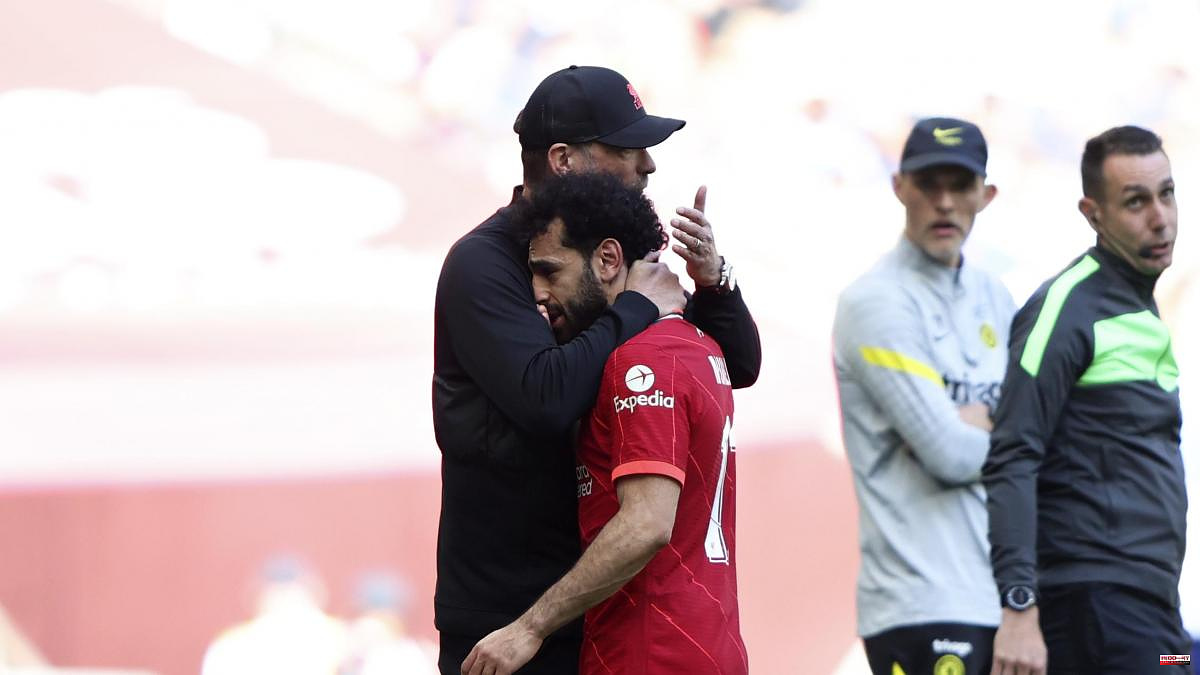 Salah is injured two weeks before the Champions League final against Real Madrid