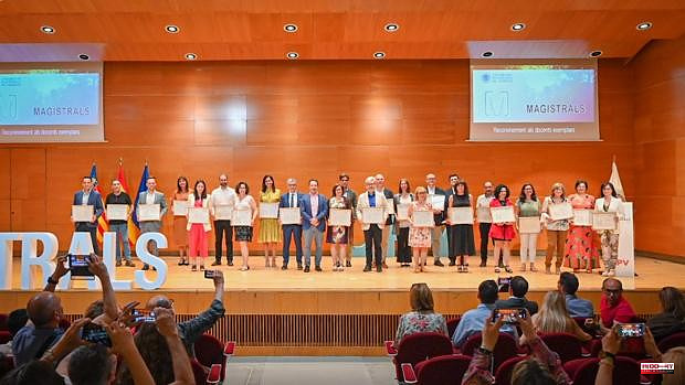 These are the twenty-five best teachers in the Valencian Community