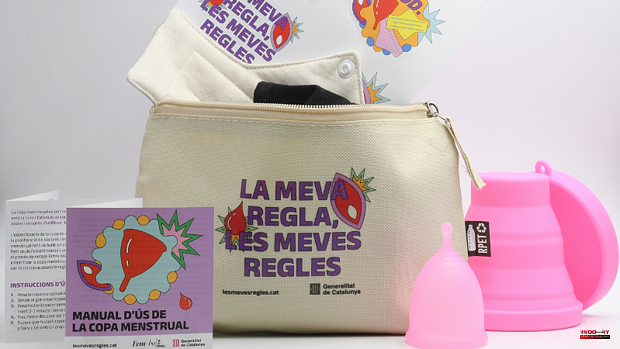 Catalonia distributes this week menstrual cups and absorbent panties to 1,200 young people in 3rd year of ESO