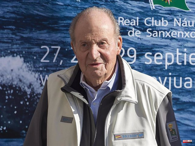 King Juan Carlos I lands in Vigo after almost two years away from Spain