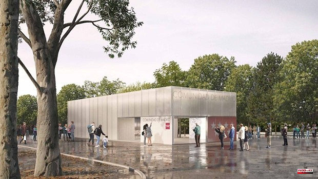 Madrid opens a water and light pavilion for the first post-Covid Book Fair