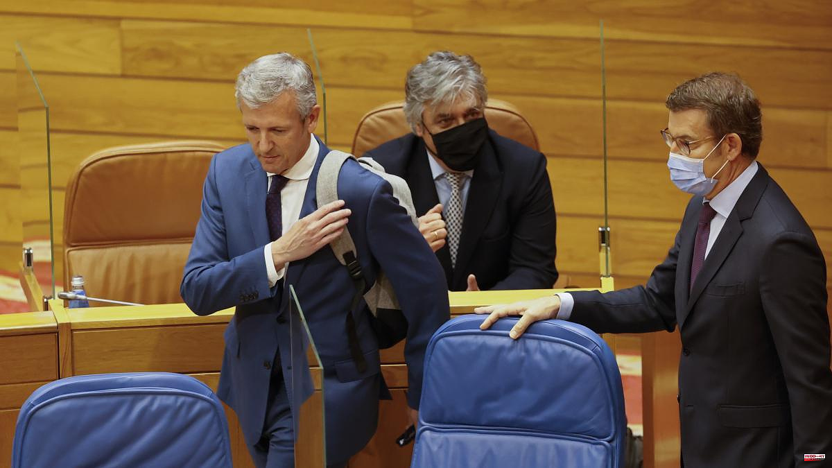 The Galician parliament places Rueda at the head of the Xunta to push Feijóo towards Moncloa