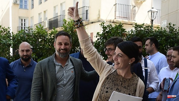 Santiago Abascal considers settled the "first attempt" of the PP and the PSOE to "silence" Vox in Andalusia