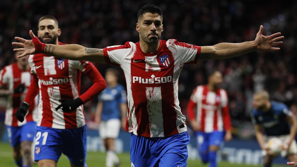 The tribute to Luis Suárez in his farewell to Atlético de Madrid