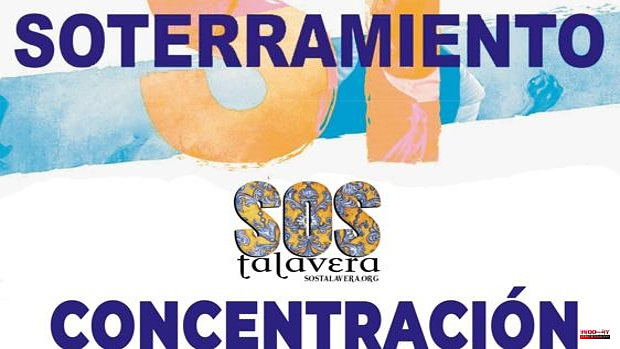 Demonstration of SOS Talavera on June 12 to request the burial of the AVE tracks