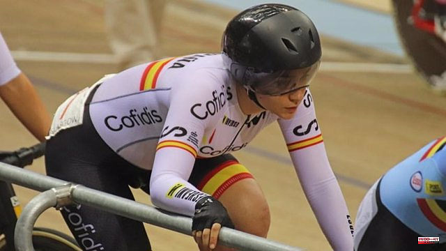 Tania Calvo and Laura Rodríguez, ninth in the Nations Cup Madison