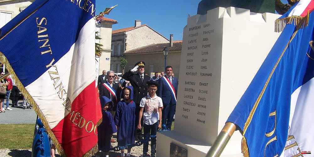 Saint-Yzans-de-Medoc: the war memorial is 100 years old
