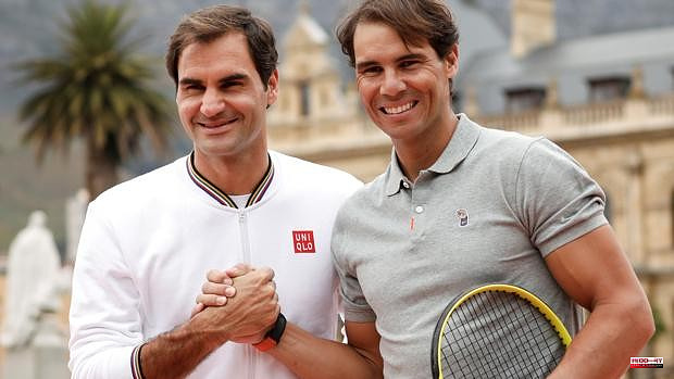 Federer, surrendered to Nadal's deeds