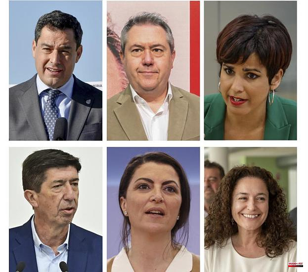 The Andalusian campaign's first'sixth' debate will take place on Monday 6 at RTVE. It will last 110 minutes
