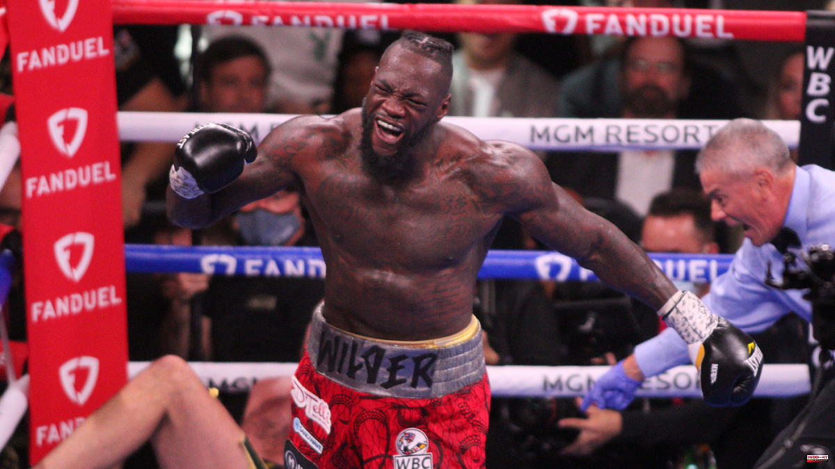 Deontay Wilder, former heavyweight champion, says he will continue his boxing career: "I can't quit right here."
