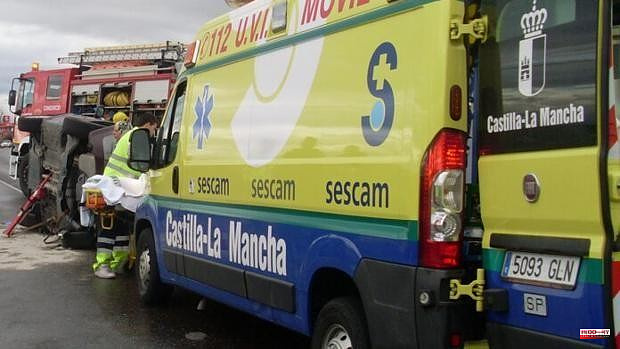 A frontal collision leaves two injured, aged 58 and 61, in Albacete