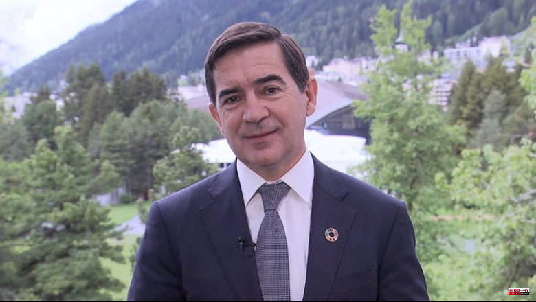 Carlos Torres Vila in Davos: "Spain could be an exporter for energy to Europe"
