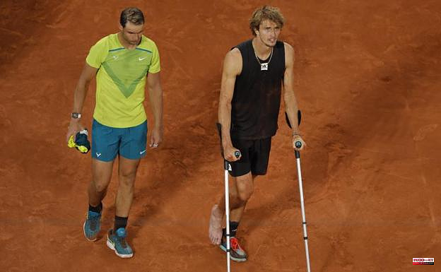 Nadal, to final due Zverev’s injury
