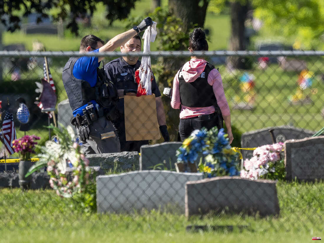 Police are looking for the Wisconsin cemetery shooter
