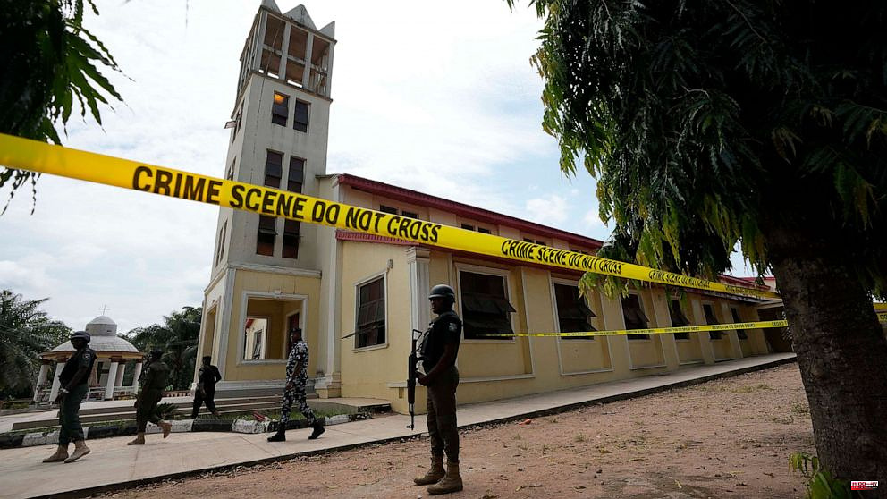 Police say that gunmen dressed up as congregants attacked the Catholic church.
