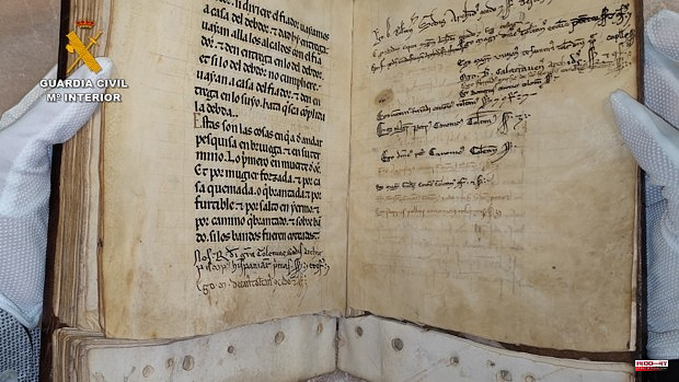A 13th century codex that a soldier saved from the flames in the Civil War reappears