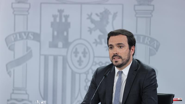 Garzón: «A large fortune that charges 200,000 euros a year does not need the same subsidy as a small one»