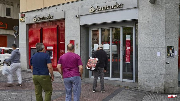 Banco Santander's alert to its customers for security reasons