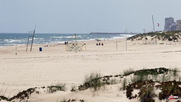 The presence of a shark forces a ban on bathing on a beach in Valencia