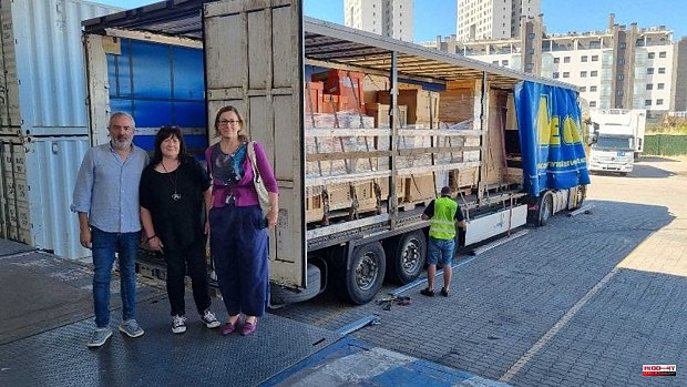 Three trucks leave from Spain with aid for the museums of Ukraine