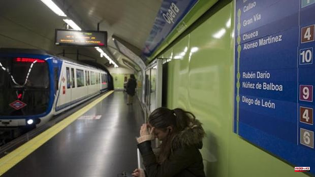 What it costs to open the Madrid Metro 24 hours at the weekend: above 60 million annually