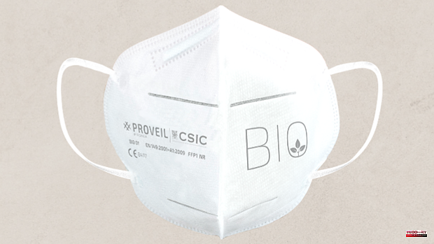 They create the first biodegradable mask that disintegrates in 22 days