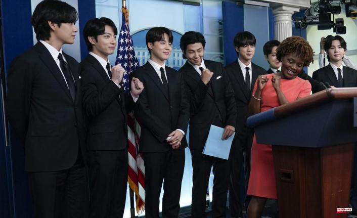 BTS visits White House for discussion on the hate crime surge