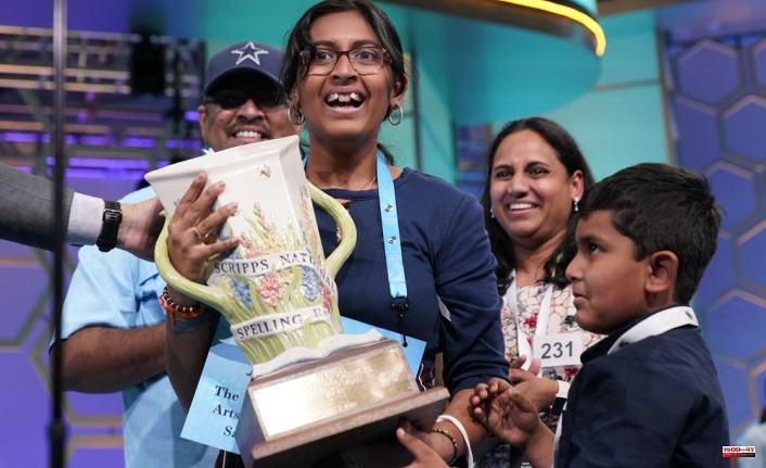 Harini Logan, The Revenant, rallies for spelling bee title