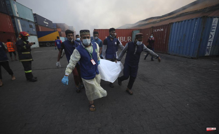 In Bangladesh, at least 49 people are killed in a cargo depot fire on the 2nd day