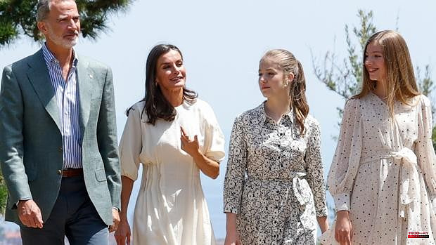 The new discounted dress of Queen Letizia in Barcelona