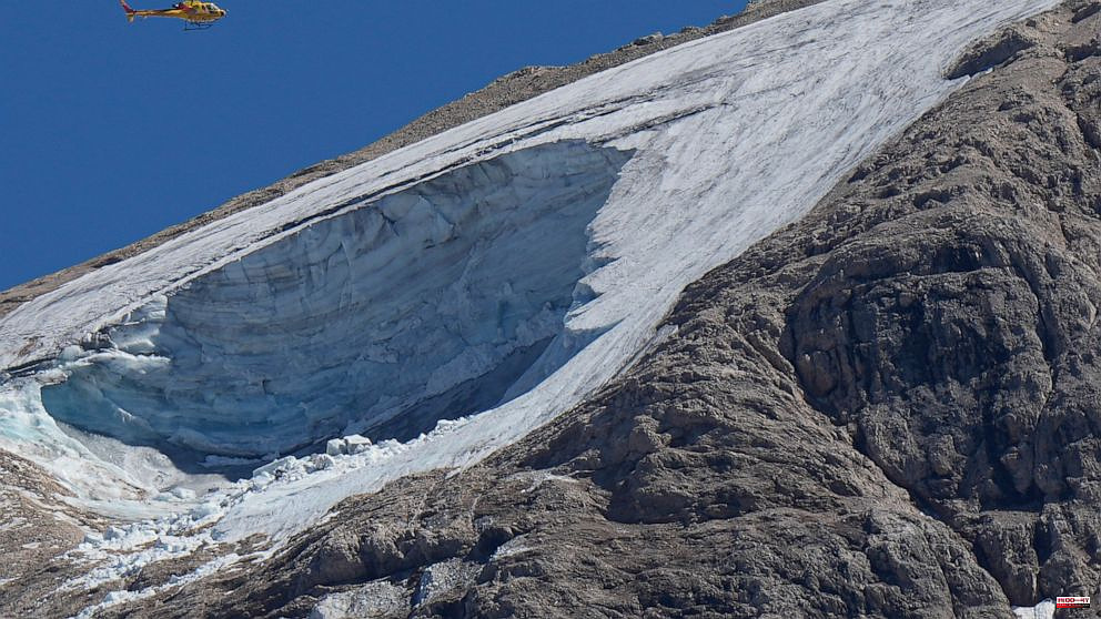 Alpine glaciers are at risk from the warming world