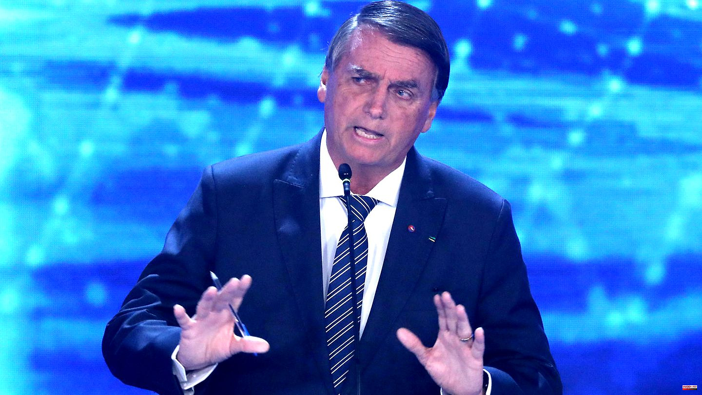 Election campaign in Brazil: plenty of insults and a scandal: President Bolsonaro and rival Lula deliver the first TV duel