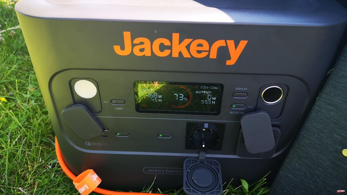 Mobile power supply:Jackery Explorer 2000 Pro – self-sufficient power with lots of solar power