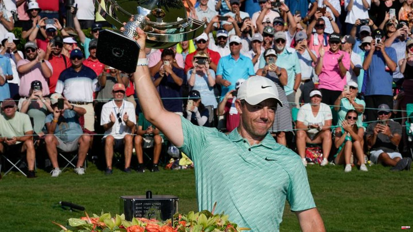 Golf: McIlroy wins the final tournament of the PGA Tour after catching up