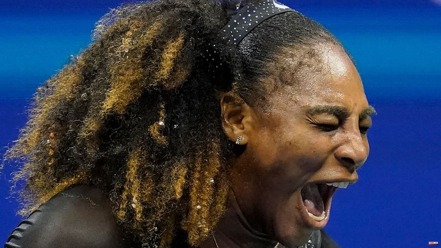 US Open: Williams wins first-round match at farewell tournament