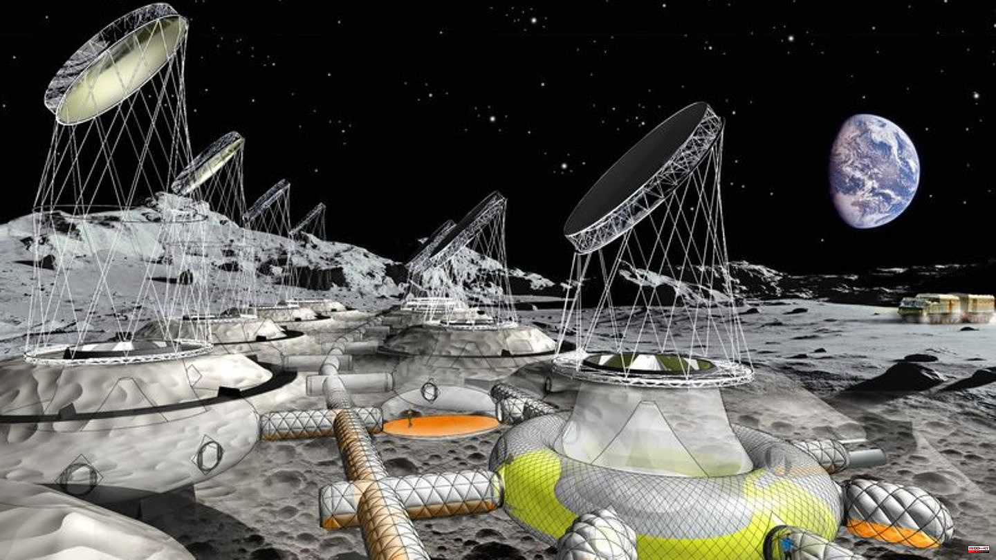 Space: Esa shows vision of inflatable moon station