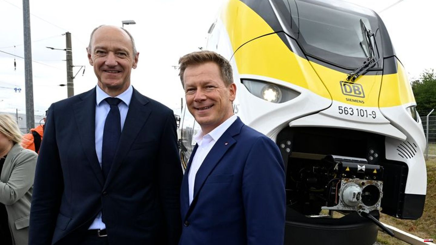 Traffic: Bahn undertakes the first test drive with a Siemens hydrogen train