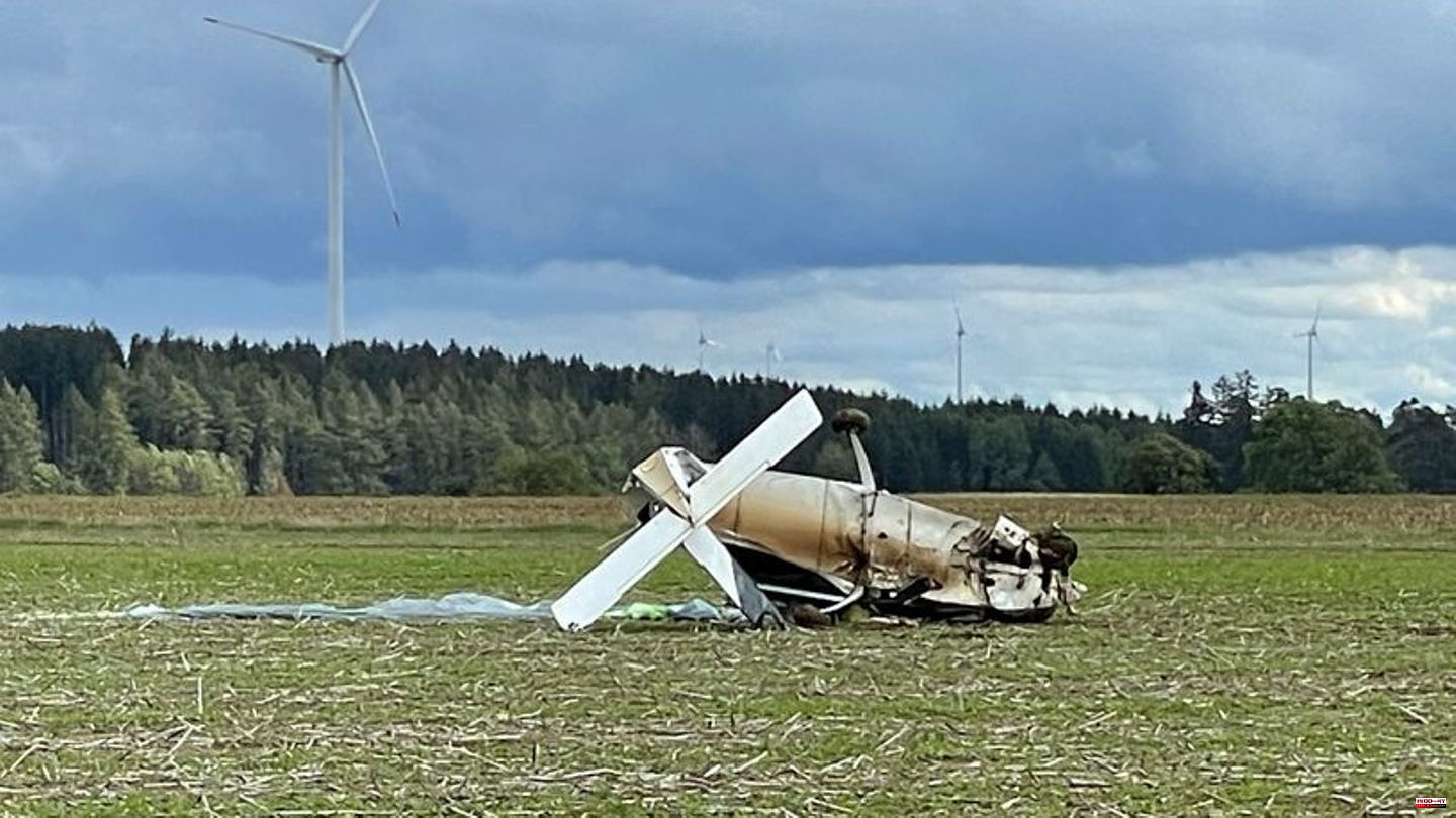 Middle Franconia: Pilot dies in a small plane crash
