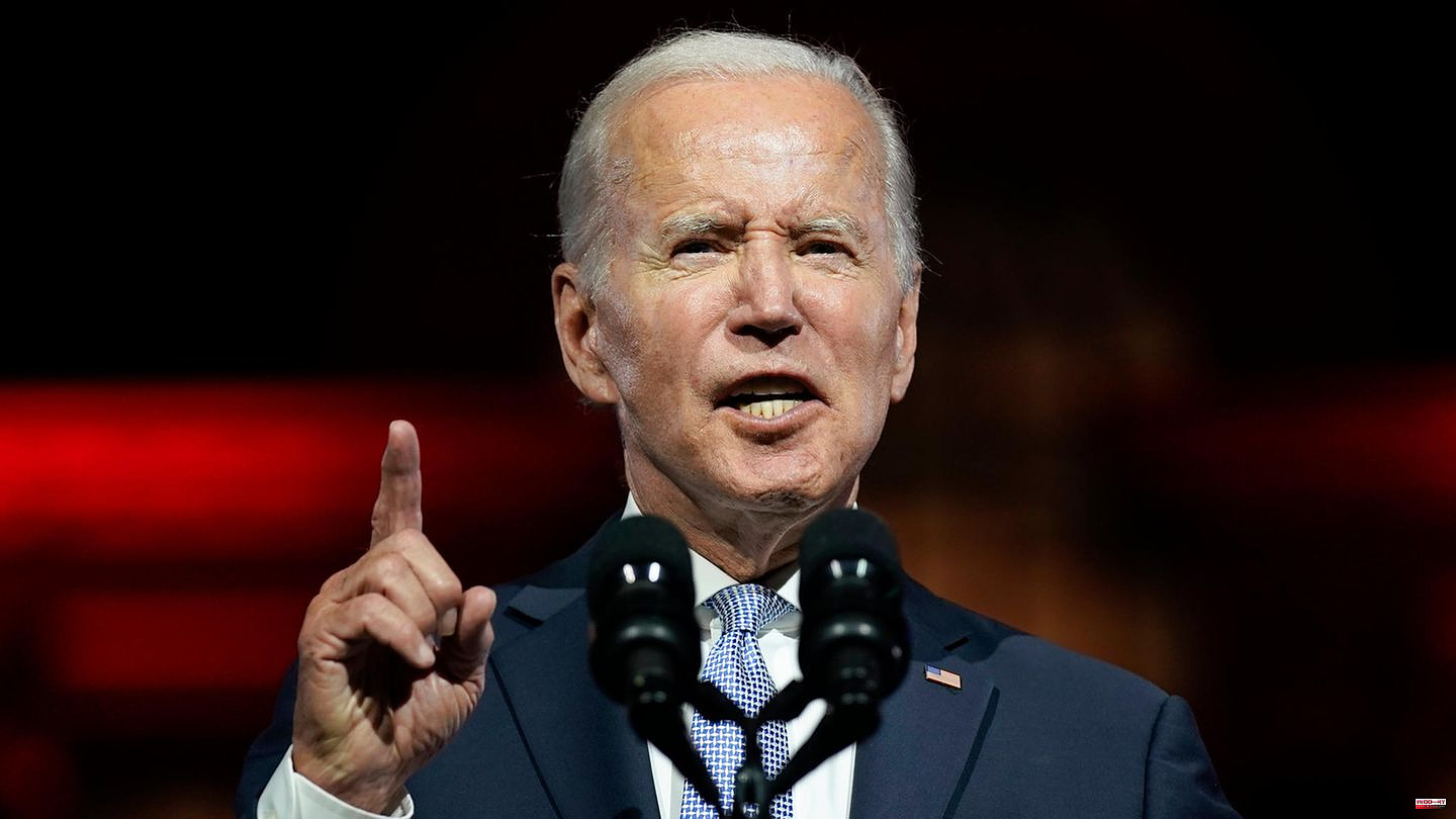 Before the congressional elections: The tone is getting rougher: Joe Biden calls Trump an "extremist" and calls on the US population to resist