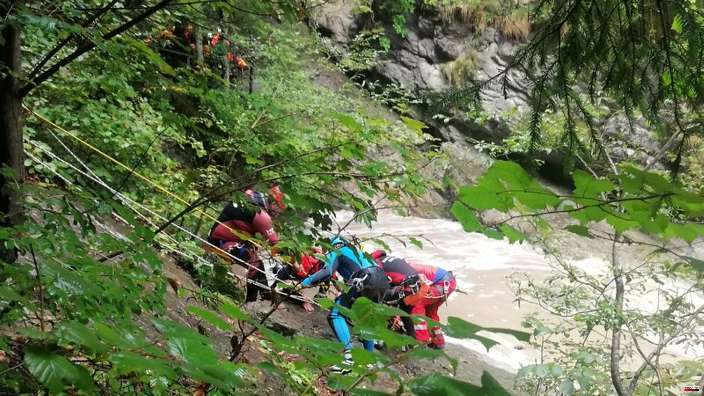Allgäu: carried away by the flood: search for a missing woman in Klamm