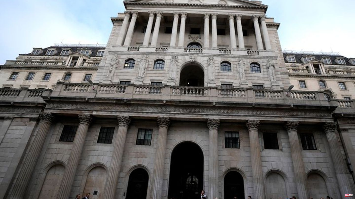 Financial markets: British central bank wants to limit damage
